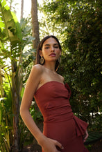 Cargar imagen en el visor de la galería, VESTIDO BELICE TULL TEJA