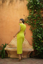 Cargar imagen en el visor de la galería, VESTIDO PANAMÁ VERDE