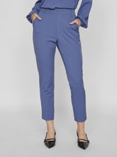 Cargar imagen en el visor de la galería, PANTALON CINTURA ALTA AZUL
