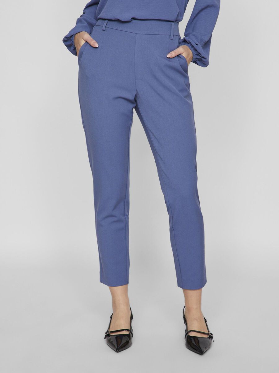 PANTALON CINTURA ALTA AZUL