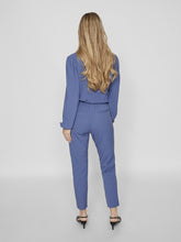Cargar imagen en el visor de la galería, PANTALON CINTURA ALTA AZUL
