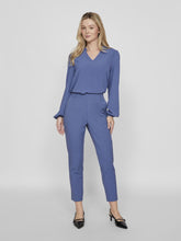 Cargar imagen en el visor de la galería, PANTALON CINTURA ALTA AZUL
