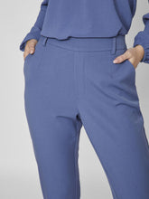 Cargar imagen en el visor de la galería, PANTALON CINTURA ALTA AZUL
