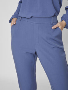 PANTALON CINTURA ALTA AZUL