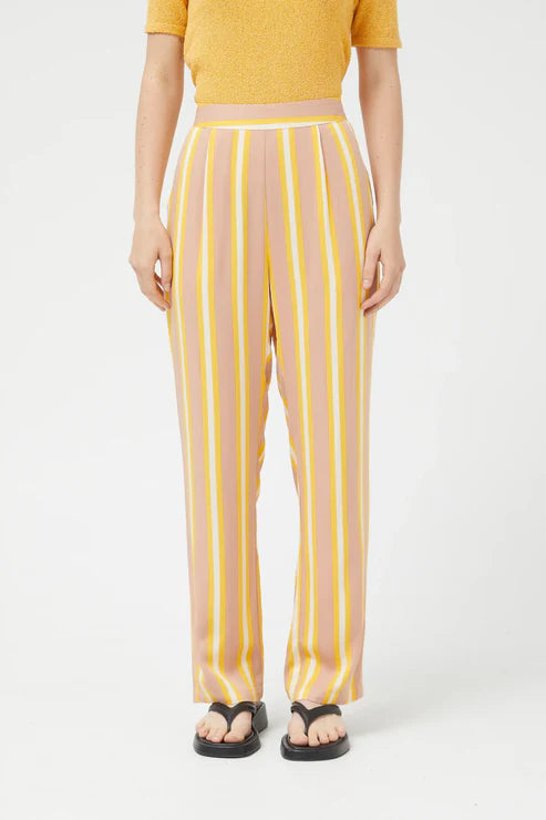 PANTALON RECTO RAYAS AMARILLAS
