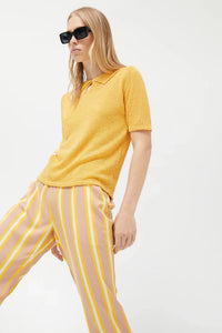 PANTALON RECTO RAYAS AMARILLAS
