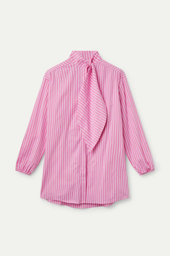 CAMISA/VESTIDO  OVERSIZE RAYAS LAZADA