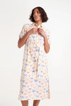 Cargar imagen en el visor de la galería, VESTIDO MIDI CAMISERO ESTAMPADO LAZOS
