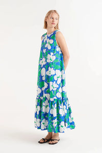 VESTIDO LARGO FLORA ESTAMPADO FLORAL