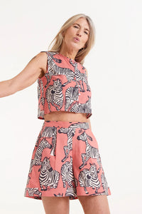 SHORT ESTAMPADO CEBRA