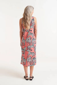 VESTIDO MIDE ESTAMPADO CEBRA