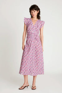 VESTIDO MIDI DRAPEADO