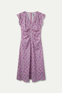 VESTIDO MIDI DRAPEADO
