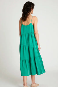 VESTIDO LARGO AMPLIO VERDE