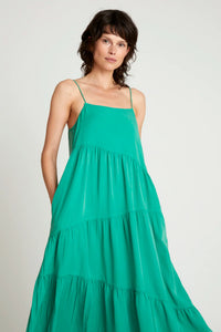 VESTIDO LARGO AMPLIO VERDE