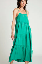 Cargar imagen en el visor de la galería, VESTIDO LARGO AMPLIO VERDE
