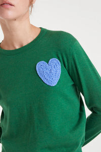 JERSEY PUNTO VERDE CORAZON
