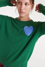 Cargar imagen en el visor de la galería, JERSEY PUNTO VERDE CORAZON
