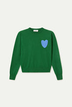 Cargar imagen en el visor de la galería, JERSEY PUNTO VERDE CORAZON
