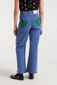 PANTALON VAQUERO CORAZONES