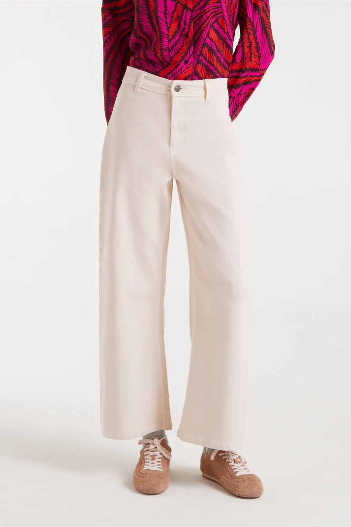 PANTALON VAQUERO BLANCO ROTO