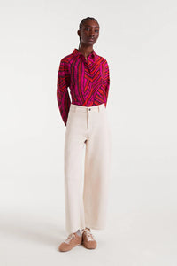 PANTALON VAQUERO BLANCO ROTO
