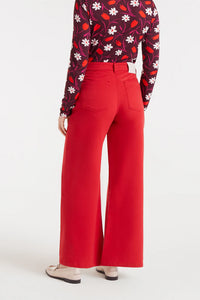 PANTALON VAQUERO ROJO