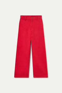 PANTALON VAQUERO ROJO