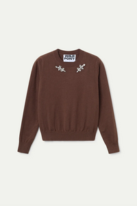 JERSEY  JOYA DE PUNTO MARRON