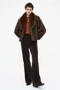 PANTALON DE PANA DE TERCIOPELO MARRON