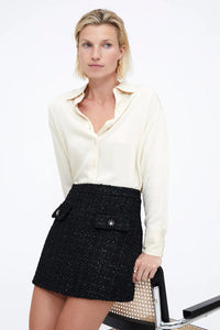 FALDA CORTA TEJIDO TWEED