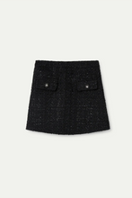 Cargar imagen en el visor de la galería, FALDA CORTA TEJIDO TWEED
