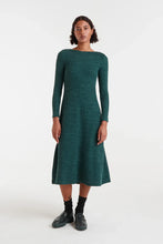 Cargar imagen en el visor de la galería, VESTIDO VERDE PUNTO CANALE
