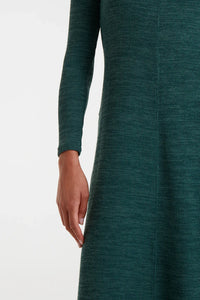 VESTIDO VERDE PUNTO CANALE