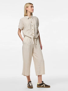 PANTALÓN CROPPED  BEIGE