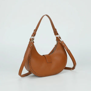 BOLSO COLOR CUERO LUNA
