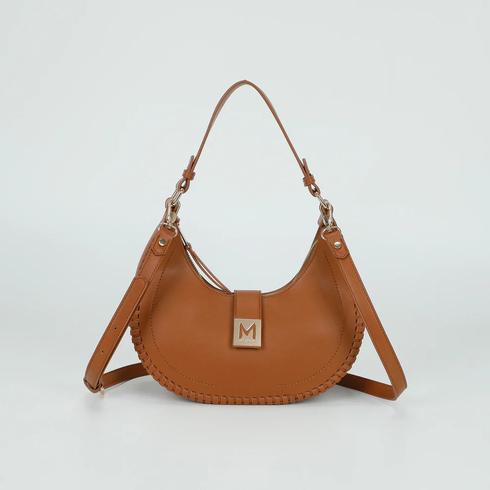 BOLSO COLOR CUERO LUNA