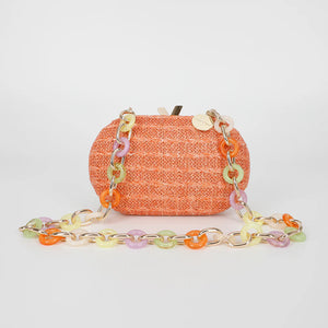 BOLSO CLUCH CORAL