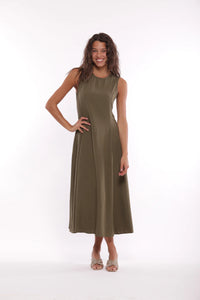 VESTIDO MIDI VERDE