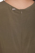 Cargar imagen en el visor de la galería, VESTIDO MIDI VERDE
