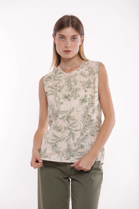 TOP ESTAMPADO  TOILE DE JOUY