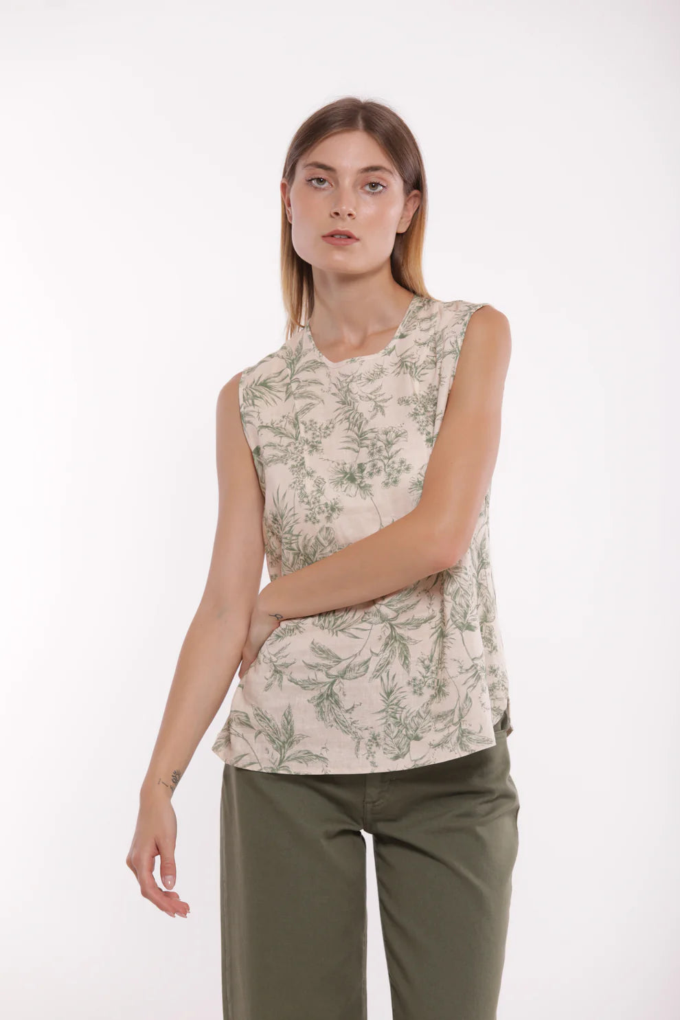 TOP ESTAMPADO  TOILE DE JOUY