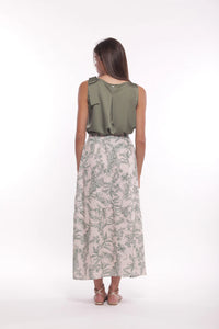 FALDA LARGA VOLANTES TOILE DE JOUY