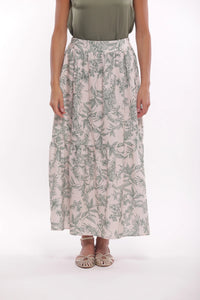 FALDA LARGA VOLANTES TOILE DE JOUY