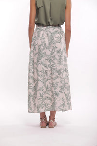 FALDA LARGA VOLANTES TOILE DE JOUY