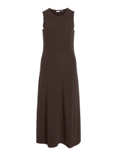Cargar imagen en el visor de la galería, VESTIDO MARRON PUNTO
