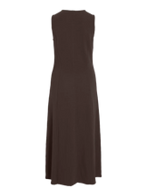 Cargar imagen en el visor de la galería, VESTIDO MARRON PUNTO

