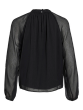 Cargar imagen en el visor de la galería, BLUSA VOLANTE NEGRA
