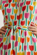 Cargar imagen en el visor de la galería, VESTIDO MIDI TULIPANES
