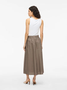 FALDA LARGA VISOPHIE TAUPE